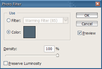 Photo Filter options