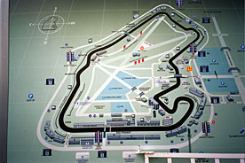 Race track map