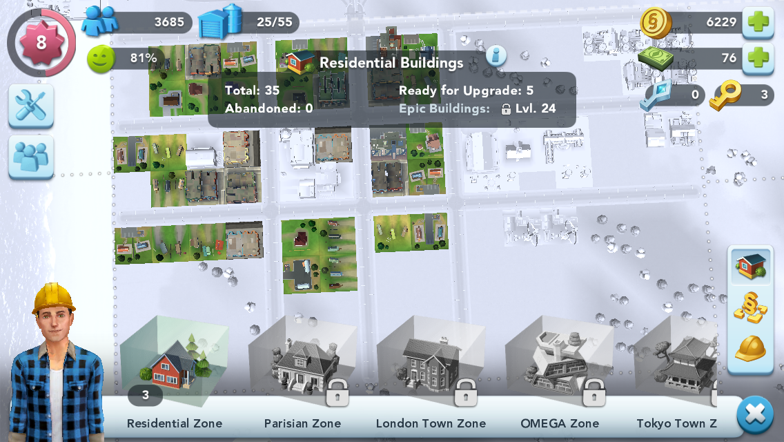 simcity buildit best layout level 18