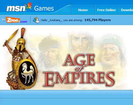 Age of Kings on zone.com